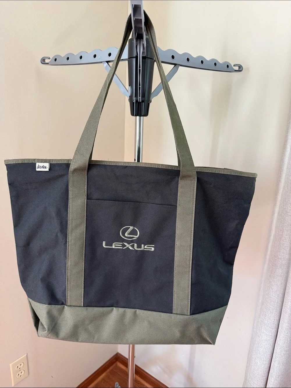 Men's or Women’s Lexus Black and Olive Tote Bag